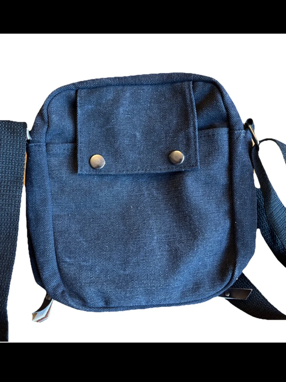Harwish Unisex Adjustable Shoulder Strap Zip Gray Crossbody Messenger Bag